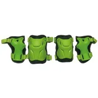 Набор защиты Tech Team Safety line 800, цвет зеленый (размер M)