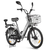 Электровелосипед Green City Gelbert ALFA 1 ST / Eltreco Alfa New Серый